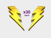 Lightning Bolt : Right &amp; Left Shoulder Insignias 3d printed