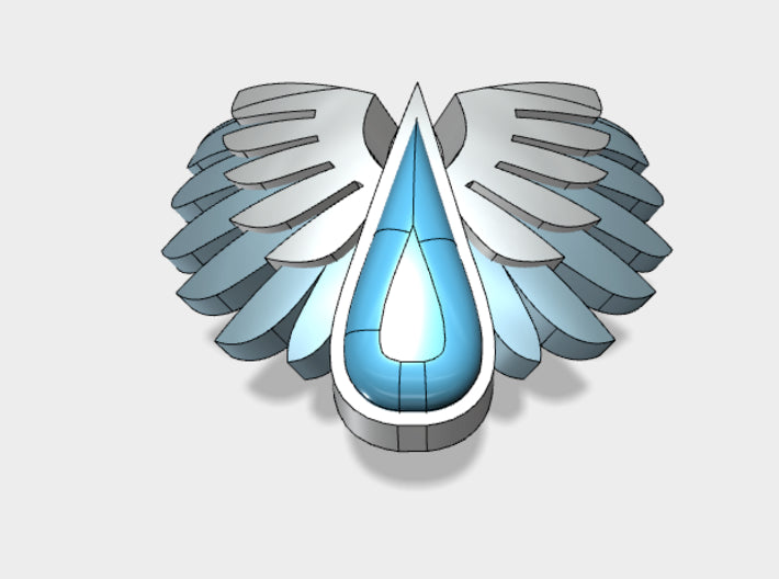 60x Angel Tears - Shoulder Insignia pack 3d printed