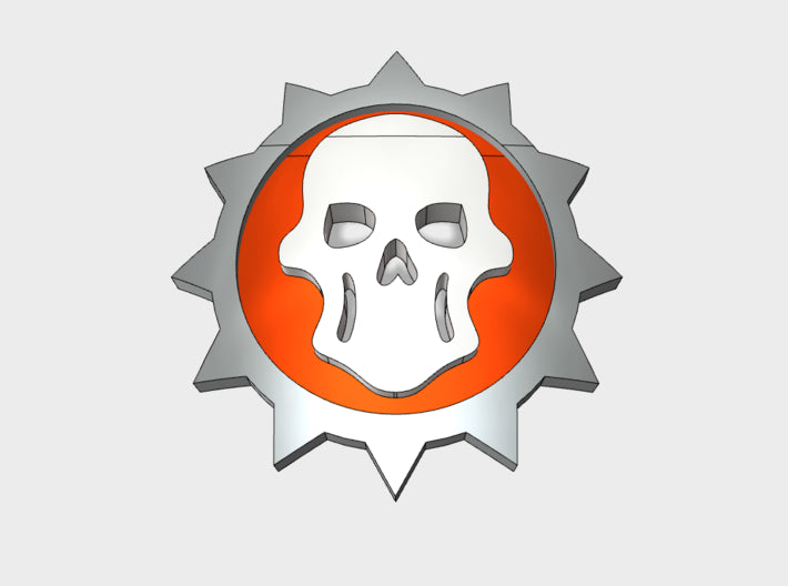 60x Cult Unspeaking - Shoulder Insignia pack 3d printed