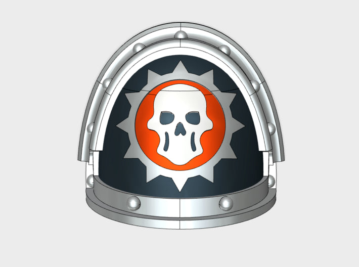 10x Cult Unspeaking - G:3a Shoulder Pads 3d printed