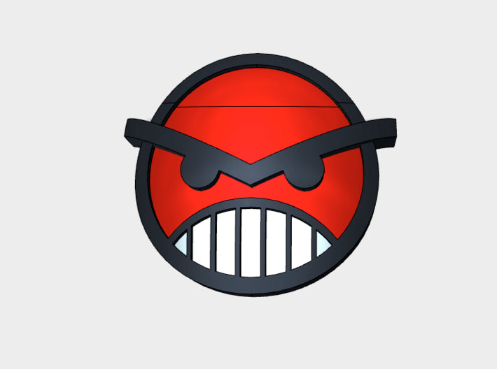 60x Angry Marines - Shoulder Insignia pack 3d printed