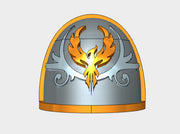10x Phoenix Crest - G:4a Shoulder Pads 3d printed