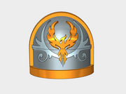 10x Phoenix Crest - G:7a Shoulder Pads 3d printed