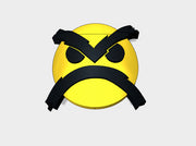 60x Angry Marines 2 - Shoulder Insignia pack 3d printed