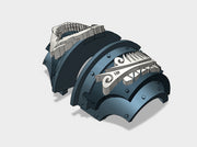 5x Tribal Shark Jaw - T:2a Cataphractii Shoulders 3d printed