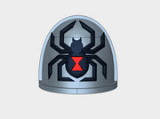 10x Black Widow - G:4a Shoulder Pads 3d printed
