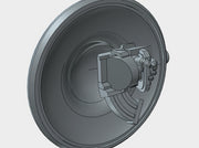 5x Left Boss Combat Shields w/Hand (SIS Ready) 3d printed