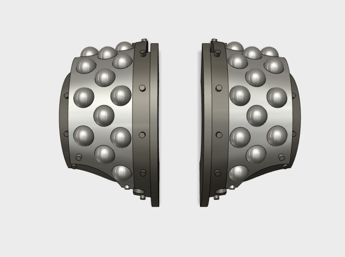 5x Studded - T:2a Cataphractii Shoulder Sets 3d printed