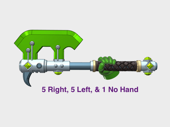 11x Energy Axe: Brutus 3d printed