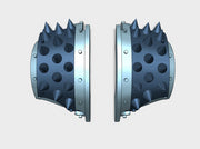5x Round Spiked - T:2a Cataphractii Shoulder Sets 3d printed