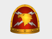 10x Thunder Eagles - G:2a Shoulder Pads 3d printed