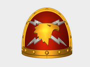 10x Thunder Eagles - G:2a Right Shoulders 3d printed