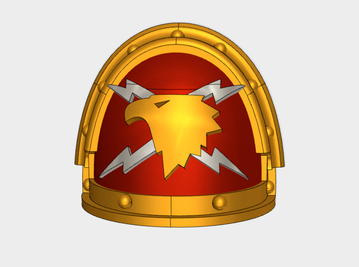 10x Thunder Eagles - G:3a Shoulder Pads 3d printed