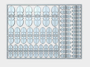 Blades of Vengeance - Flat Vehicle Insignia pack 3d printed