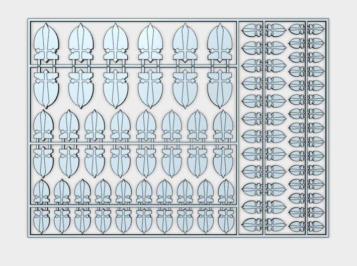 Blades of Vengeance 2 : Vehicle Insignia pack 3d printed