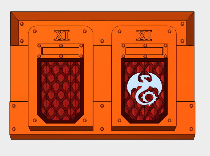 Void Drakes : Mark-2 APC Frontplate 3d printed