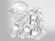 The Long War Party Pack 3d printed This Kit comes with 7 bits