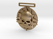 Small Tournament Medal : Blank Halo Skull 3d printed