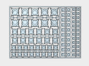 Eclipsed Star - Flat Vehicle Insignia pack 3d printed