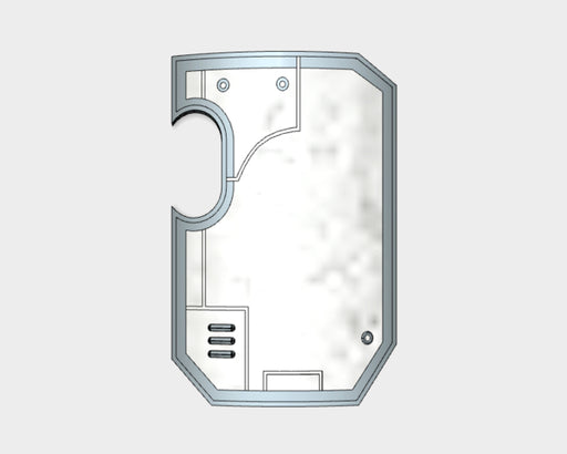 10x blank - Marine Boarding Shields 3d printed