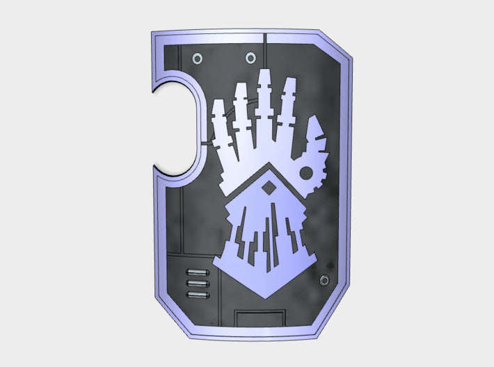 Cybornaut - Marine Boarding Shields 3d printed Small = 1 Shield