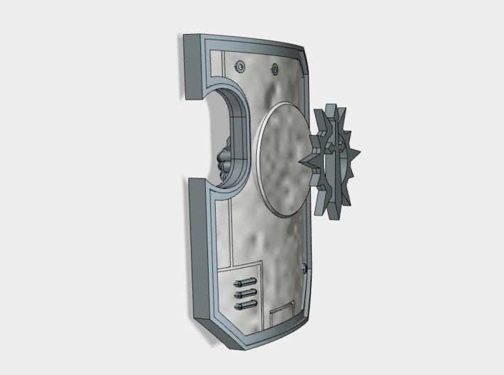 Vehicle Insignia-Ready: Marine Boarding Shields 3d printed Designed to work with my Vehicle Insignia Sets