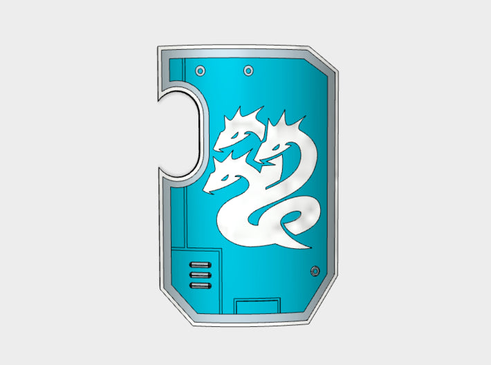 Hydra Legion- Marine Boarding Shields w/Hand 3d printed Small = 1 Shield