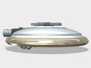 Vehicle Insignia-Ready - Naxos Combat Shields 3d printed This flat area will accommodate my vehicle Insignias