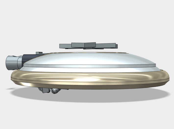 Vehicle Insignia-Ready - Naxos Combat Shields 3d printed This flat area will accommodate my vehicle Insignias