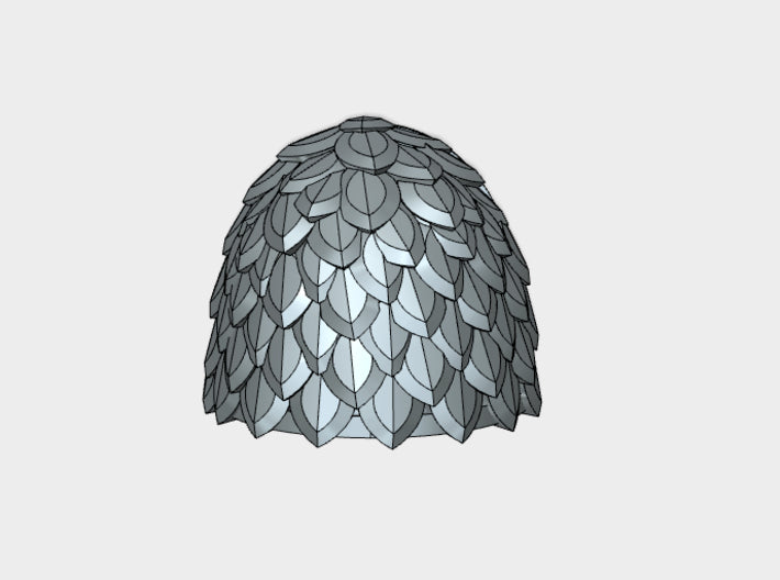 10x Blank - Voidscale Pauldrons 3d printed