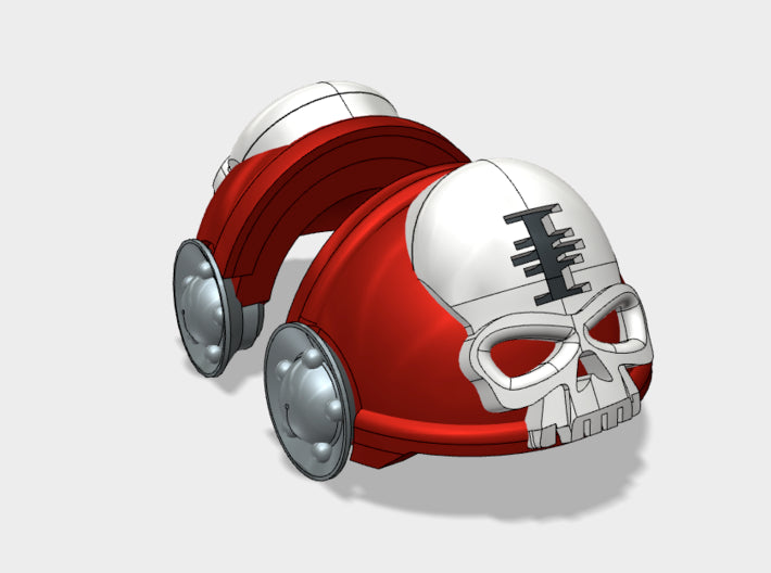 5x Red Hunters - T:3b Tartaros Shoulder Sets 3d printed