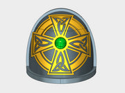 10x Celtic Cross - G:4a Shoulder Pads 3d printed