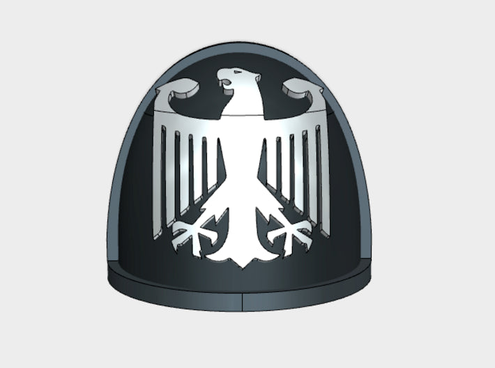 10x German Eagle - G:4a Shoulder Pads 3d printed