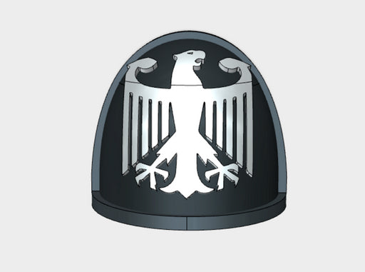 10x German Eagle - G:4a Right Shoulders 3d printed