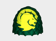 10x Manticores - Voidscale Right Pauldrons 3d printed