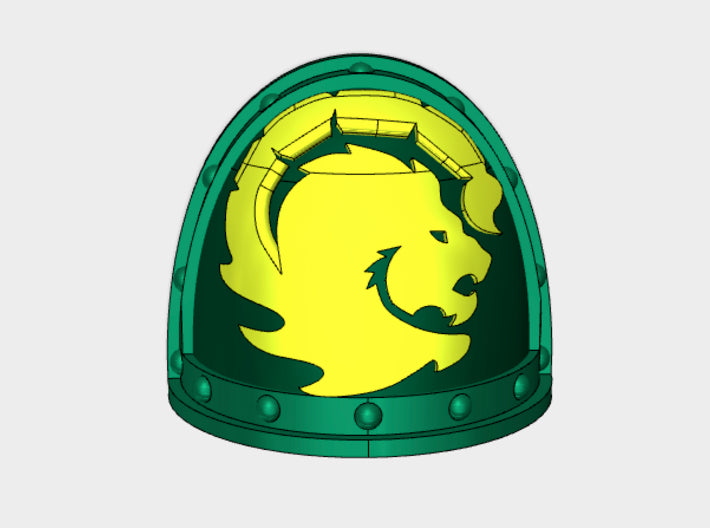 10x Manticores - G:2a Right Shoulders 3d printed