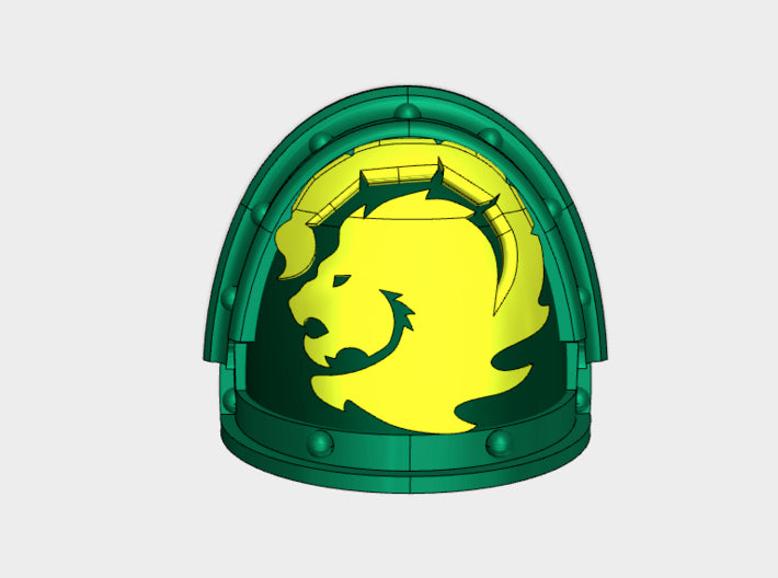 10x Manticores - G:3a Shoulder Pads 3d printed