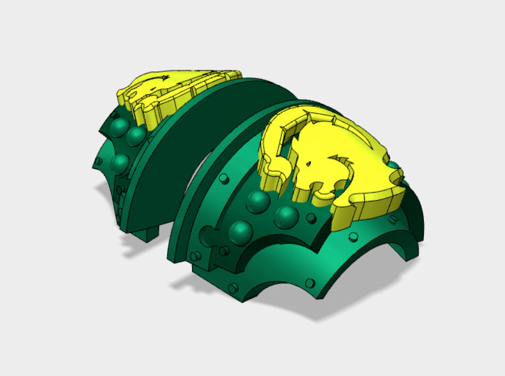 5x Manticores - T:2a Cataphractii Shoulder Sets 3d printed