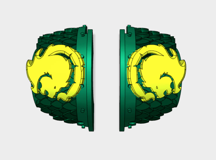 5x Manticores - T:2s Cataphractii Scaled Shoulders 3d printed