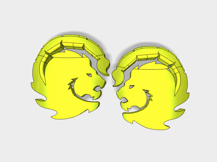 60x Manticores - Shoulder Insignia pack (L&amp;R) 3d printed 30 of each