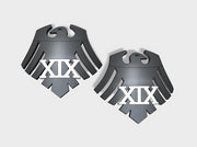 60x Raven 19 - (L&amp;R) Shoulder Insignia pack 3d printed