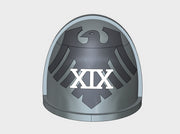 10x Raven 19 - G:4a Shoulder Pads 3d printed