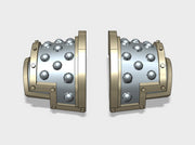 5x Studded - T:5a Yaren Plate Shoulder Sets 3d printed