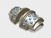 5x Studded - T:5a Yaren Plate Shoulder Sets 3d printed