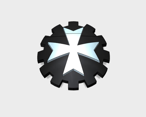 60x Templar Mech - Shoulder Insignia pack 3d printed