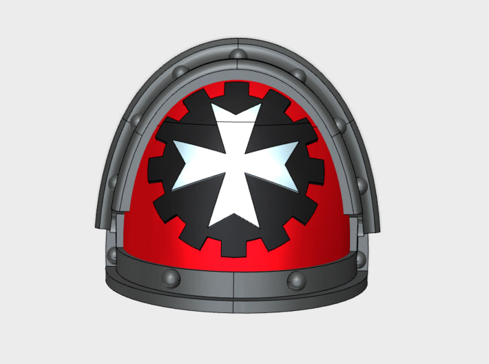 10x Templar Mech - G:3a Shoulder Pads 3d printed