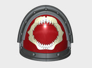 10x Shark Jaws - G:3a Shoulder Pads 3d printed