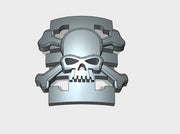 60x Xenos Hunters - Shoulder Insignia pack 3d printed