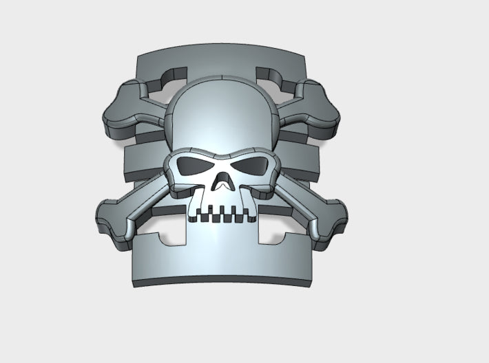 60x Xenos Hunters - Shoulder Insignia pack 3d printed