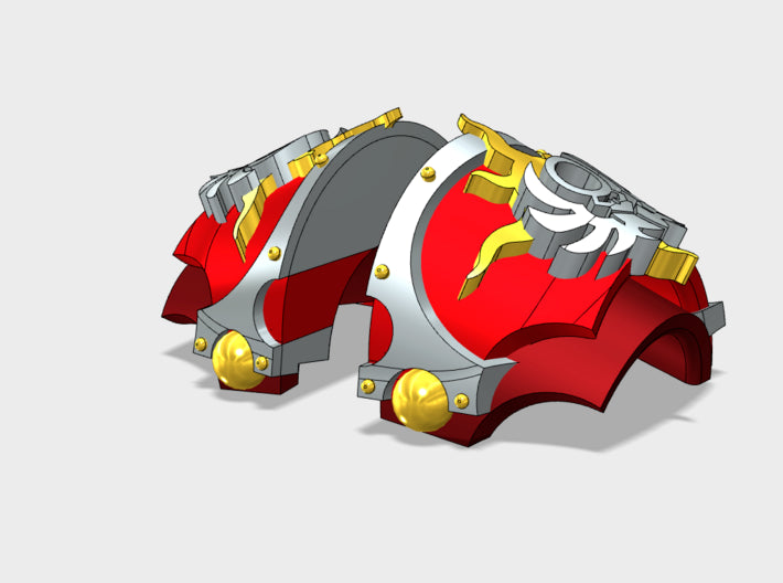 5x Scarab Sons - T:6a Aten'Ra Shoulder Sets 3d printed